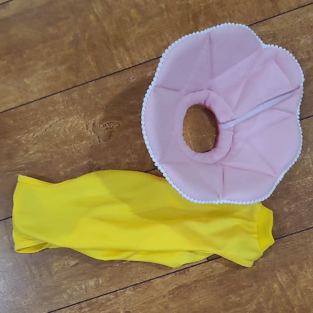 Cat/ Small Dog Surgery Recovery Set Soft Cone/ Spay Suit